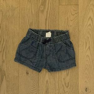 Denim shorts